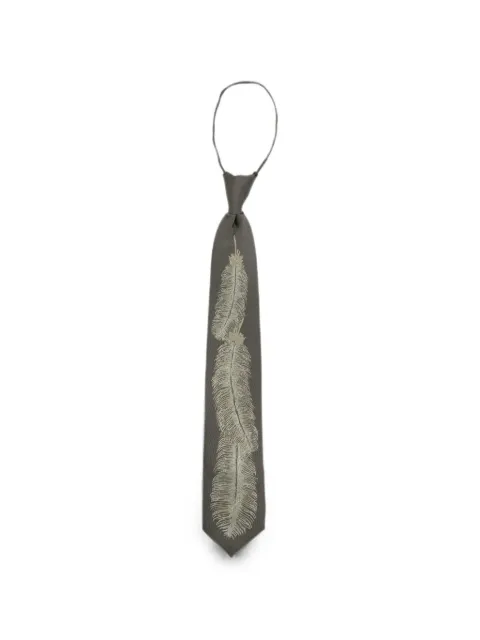 KAPITAL silk tie Black K2604XG527