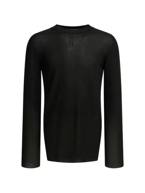 Rick Owens long-sleeves sweater Black RU02F4625WS