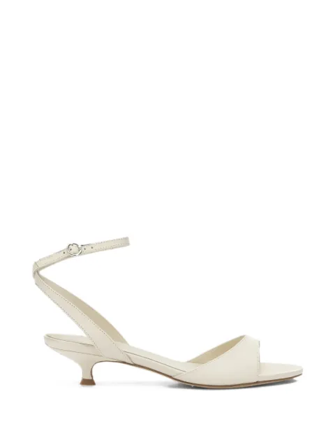 Aeyde Zelia buckle-fastening leather sandals Neutrals ZELIANAPPALEATHERCREAMY