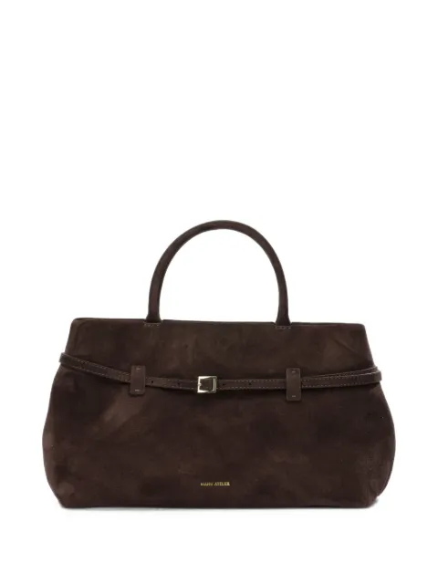Manu Atelier 35 Le Cambon buckle-detail tote bag Brown 2024289LECAMBON35