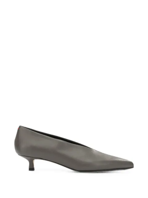 Aeyde Clara pointed-toe pumps Brown CLARANAPPALEATHERTAUPE