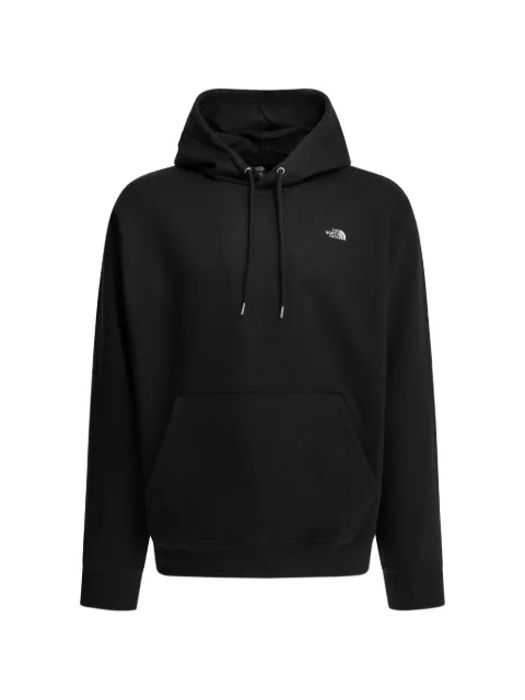 The North Face logo-embroidery drawstring hoodie Black NF0A8CW7