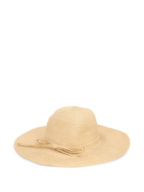 Vintage bow-detail sun hat Neutrals W1301261