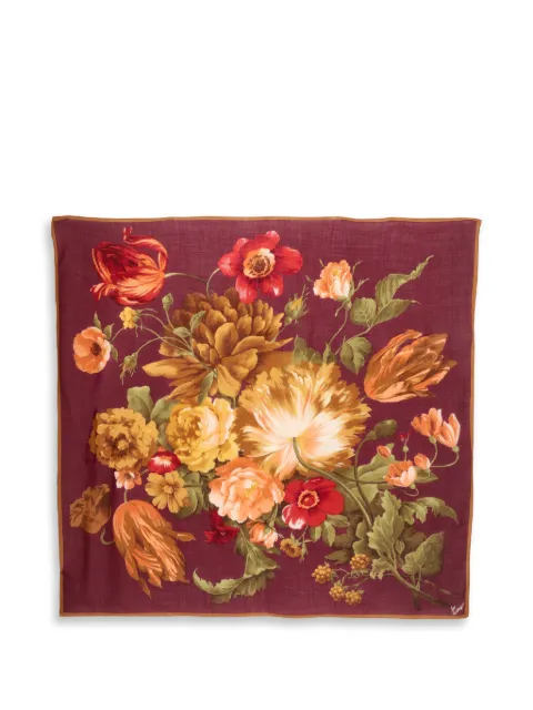 Kenzo Pre-Owned floral-print scarf Red W2752667