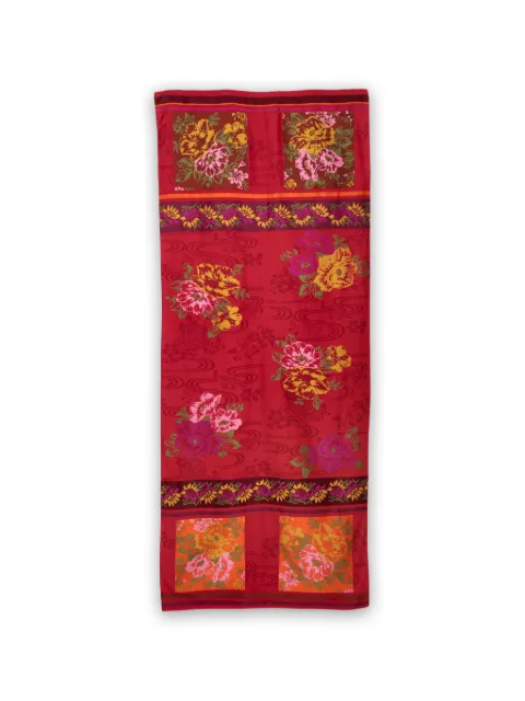 Kenzo Pre-Owned floral-print scarf Red W2752670