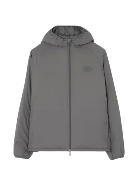 Burberry nylon Dunwich hooded Jacket Grey 8127003