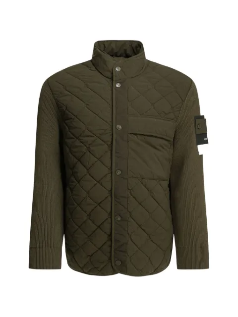 Stone Island quilted panelled jacket Green L2S154100016S00F6
