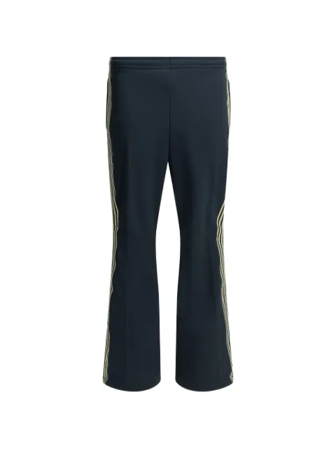 KAPITAL Sailor side-stripe logo-patch track pants Blue K2603LP069NAVY