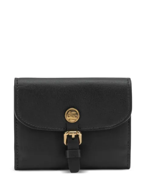ETRO Small Pony buckle-detail leather wallet Black WP2D0021AP340N0000