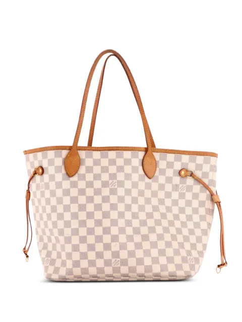 Louis Vuitton Pre-Owned Neverfull NM Damier MM tote bag White KDYDTG54QWIJZB42
