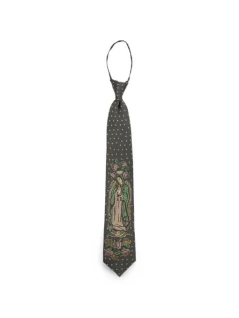 KAPITAL silk twill tie Black K2604XG528