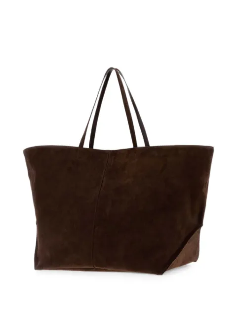 Jil Sander Linea suede tote bag Brown J07WC0043P9316