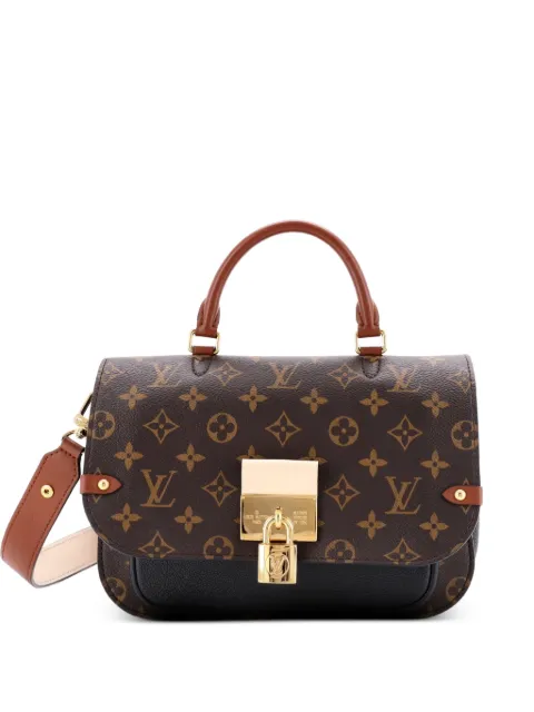Louis Vuitton Pre-Owned Vaugirard Handbag Monogram Canvas with Leather satchel Black RHN64OHL5RWSSFEO