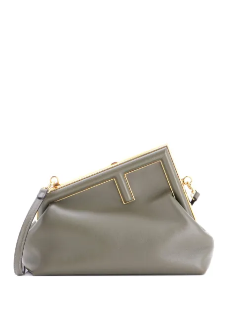Fendi Pre-Owned First Bag Leather Small clutch bag Green QZORN9SH900CHOEL