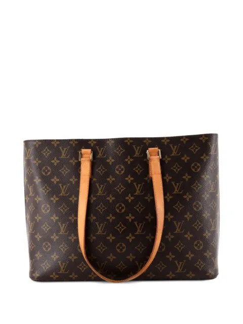 Louis Vuitton Pre-Owned Luco Handbag Monogram Canvas tote bag Brown M73JEM1FG13RTYE5