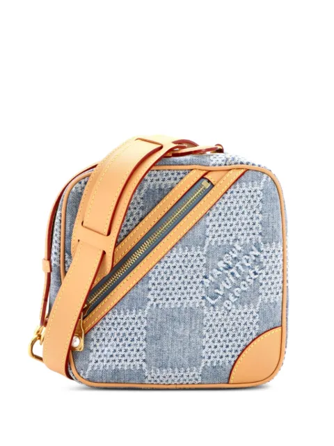 Louis Vuitton Pre-Owned Chess Messenger Bag Damier 3D Denim crossbody bag Blue K3KNRVPKU3A968TL