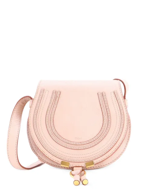 Chloé Pre-Owned Marcie Leather Small crossbody bag Neutrals 9AJ9I0GL1LFB0ZDP