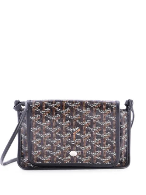 Goyard Pre-Owned Plumet Clutch Wallet Coated Canvas crossbody bag Black VK78U39X7KXF0TMH