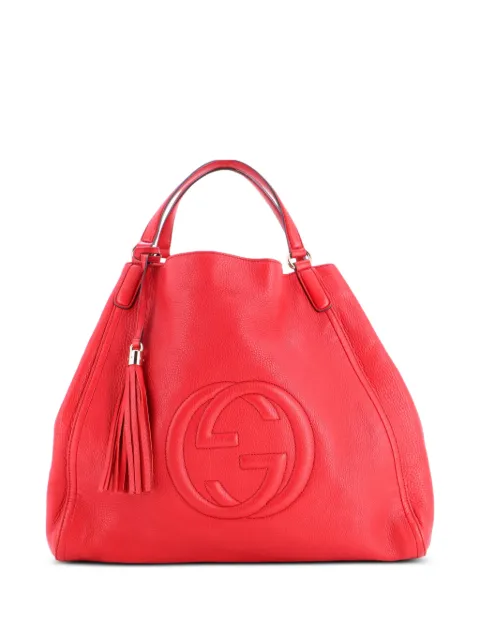 Gucci Pre-Owned Soho Leather Large shoulder bag Red TATU7QOFXPN1U9EK