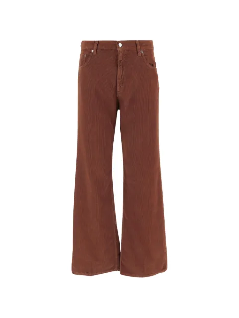Haikure corduroy straight-leg jeans Brown HEW03373GF184X