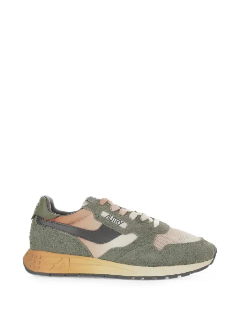 Autry Reelwind suede-panelled low-top sneakers Green WWLMDI02