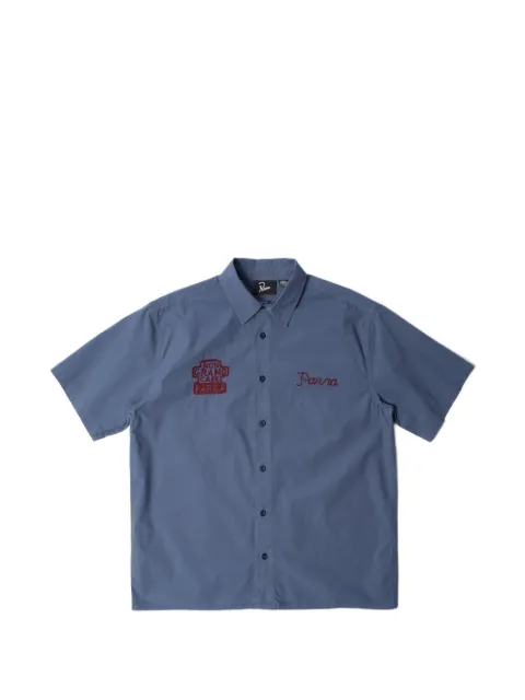 BY PARRA The Ends Books short-sleeve shirt Blue THEENDSBOOKS