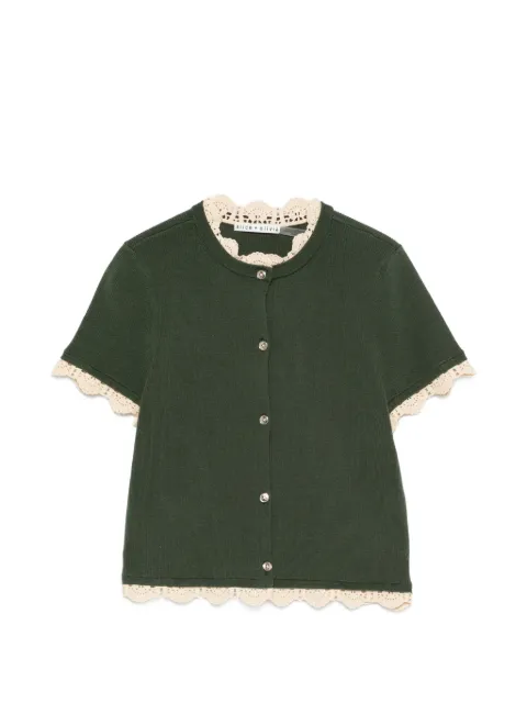 alice + olivia Ciara cardigan Green CC606530717