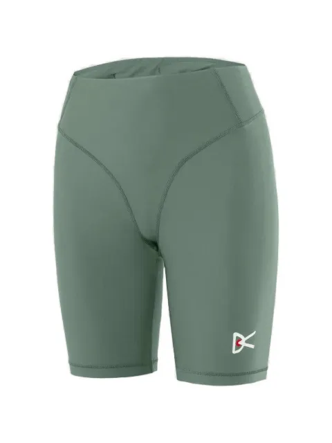District Vision logo-print cycling shorts Green DVW006