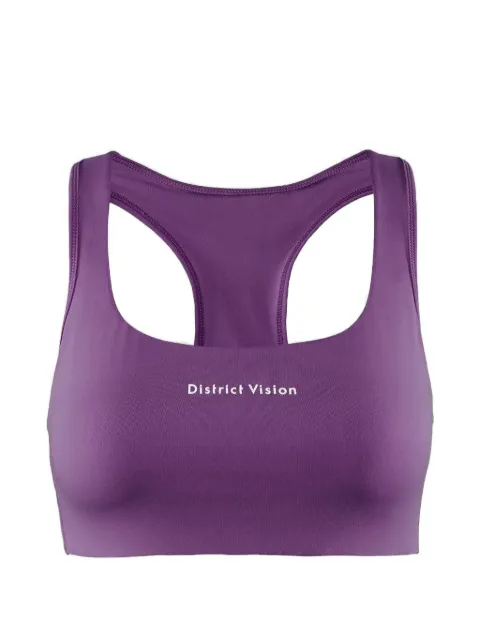 District Vision racerback double-layered bra Purple DVW0001