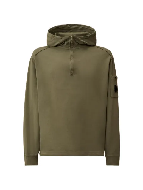 C.P. Company half-zip hoodie Green 20CMSS023A002246G921