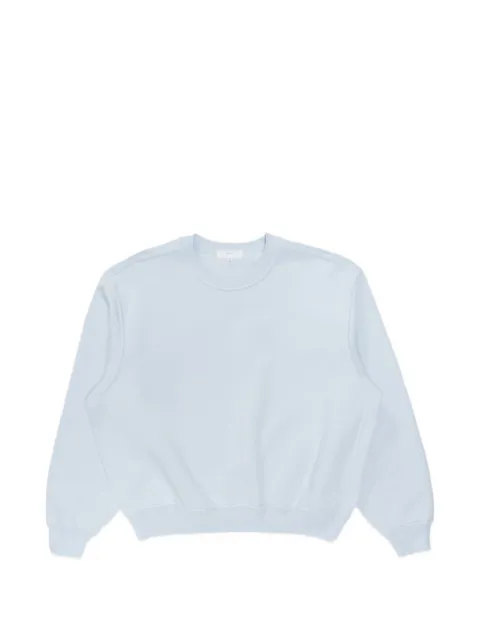 Lady White Co. Mini Crewneck cotton sweater Blue LWSW512