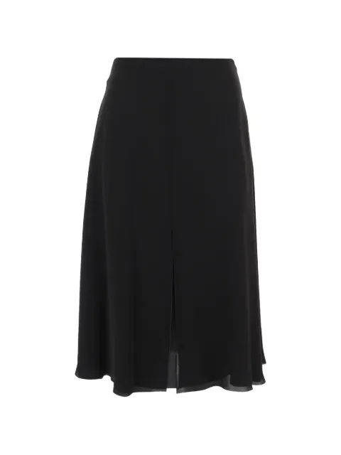 Valentino Garavani front-slit midi skirt Black BRAF681MH