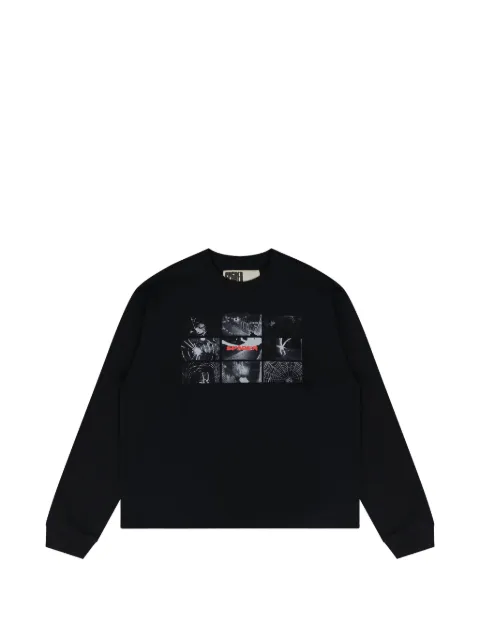 SP5DER Web Monitor long-sleeve T-shirt Black SP5DER557