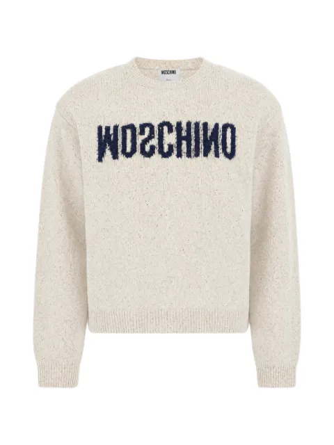 Moschino logo-detail sweater White A09315503