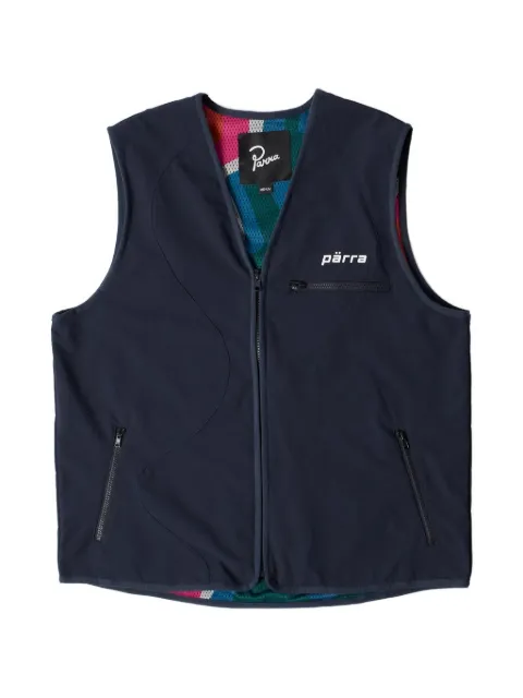 BY PARRA Wiggle stones gilet Blue WIGGLESTONESVEST