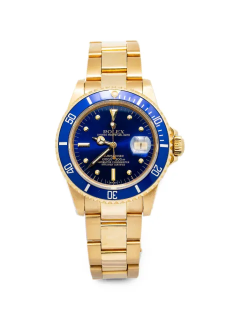 Rolex Submariner 40mm watch Blue 16808
