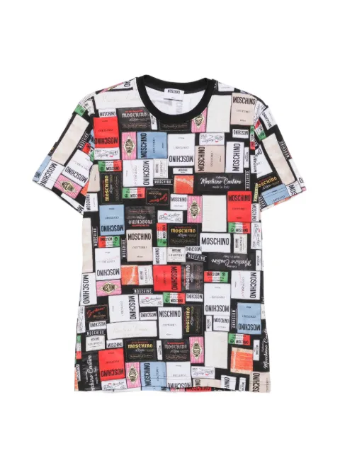 Moschino Couture label-print T-shirt White 262ZZ0729