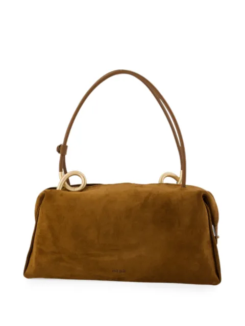 Cult Gaia Azariah suede shoulder bag Brown HDBSC1919SD3600