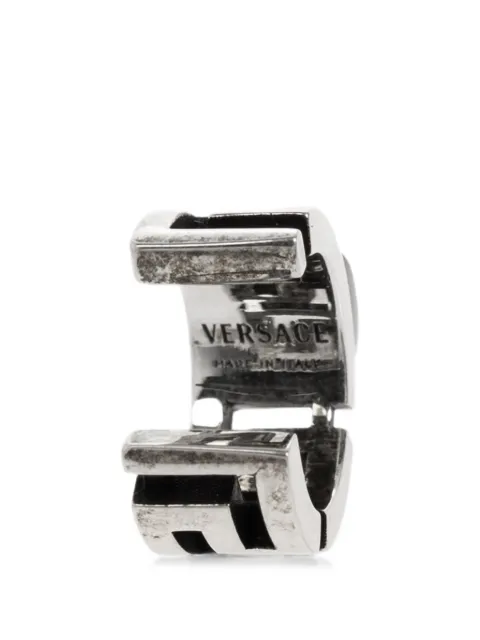 Versace Greca stone-embellished ear cuff Silver 10261511A18760