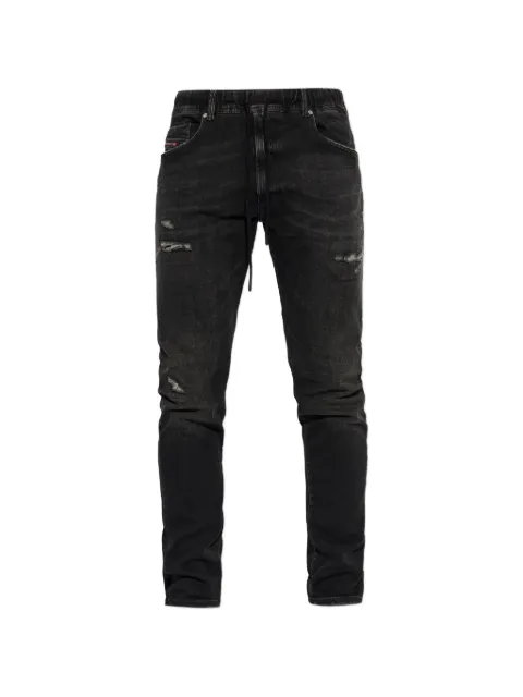 Diesel E-Krooley Jogg distressed-effect jeans Black A1073409Q22