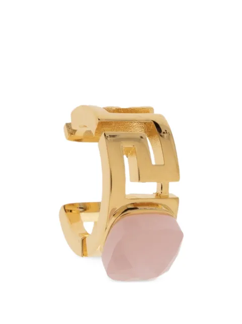 Versace Greca glass-embellished ear cuff Gold 10261511A18760