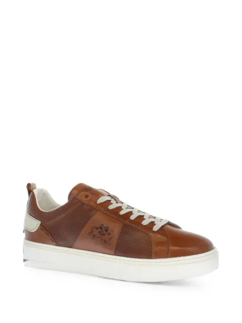 La Martina Cupsole leather sneakers Brown LFM2410113610