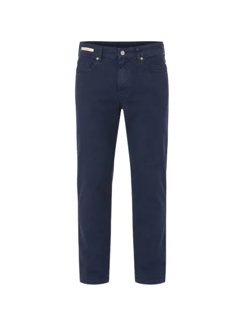 Siviglia slim-fit gabardine trousers Blue SVM02004C027918PXT0457