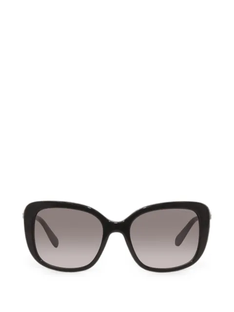 Coach logo-plaque sunglasses Black HC8229