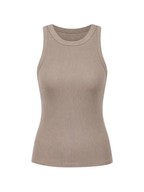 James Perse ribbed-knit tank top Neutrals WVA3977