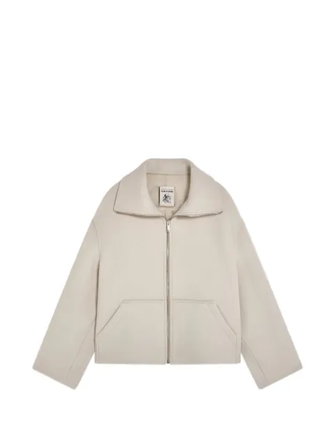 Semicouture Jane zip-up collar jacket Neutrals W6YY6WV54W51