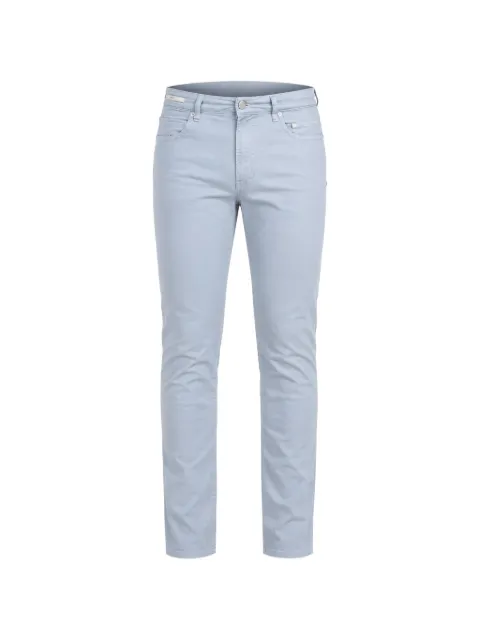 Siviglia slim-fit gabardine chinos trousers Blue SVM02004C027918PXT0036