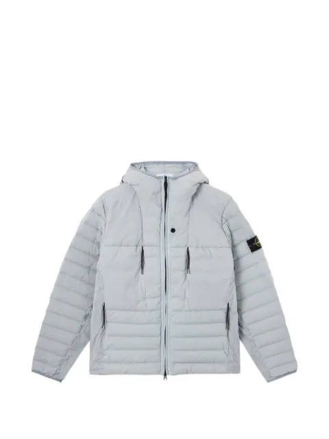 Stone Island quilted hooded jacket Grey L2S154100107S0183
