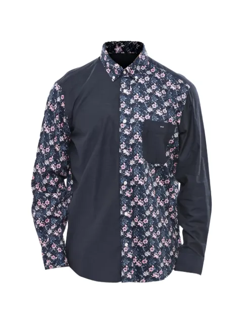 Eden Park floral-print shirt Blue H24CHECL0030BLF