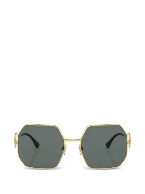 Versace Medusa geometric-frame sunglasses Gold VE2248